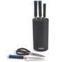 Monix Set de cuchillos Solid+ M355003 de 6 piezas con tacoma organizadora y tijeras Solid Pro